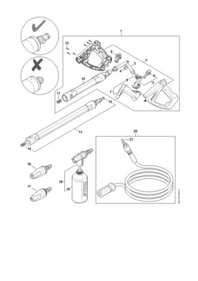 Imagen de Pistola, Tubo para pulverizar RE 120