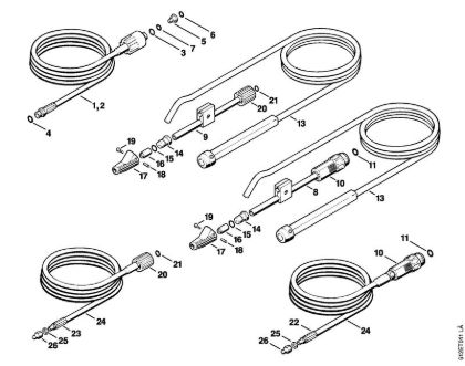 Limpiadora eléctrica de alta presión (RE) RE 120 K Herramientas, Accesorios extra de la marca Stihl