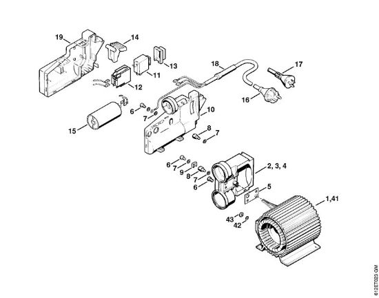 Limpiadora eléctrica de alta presión (RE) RE 120 K Motor eléctrico, Interruptor de pie de la marca Stihl