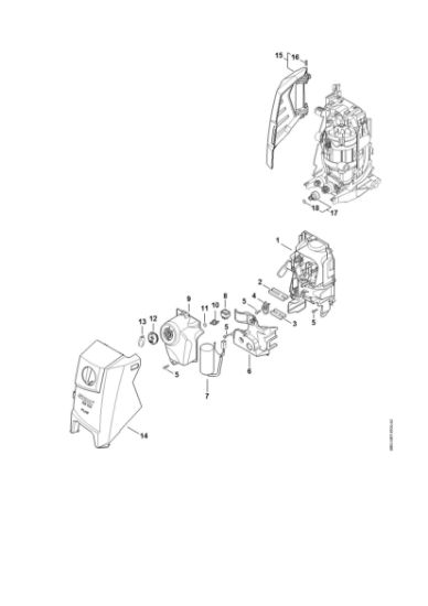 Imagen de Conduccián de aire, Cubierta, Caja del interruptor RE 120 PLUS
