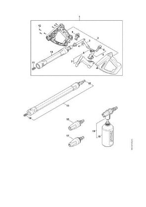 Imagen de Pistola, Tubo para pulverizar RE 120 PLUS