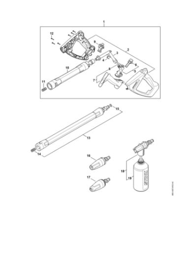 Imagen de Pistola, Tubo para pulverizar RE 120 PLUS