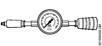 Limpiadora eléctrica de alta presión (RE) RE 128 PLUS Manómetro de comprobación de la marca Stihl