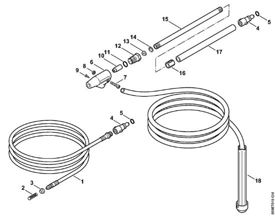 Limpiadora eléctrica de alta presión (RE) RE 129 PLUS Juego para limpiar tuberí­as, Equipo de chorro híºmedo y arena   06/2019 de la marca Stihl
