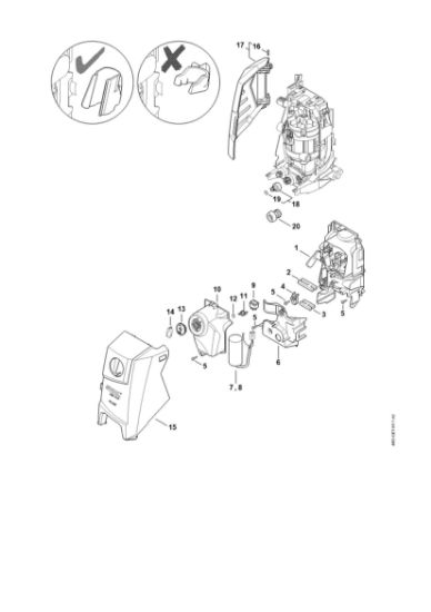 Imagen de Conduccián de aire, Cubierta, Caja del interruptor RE 130 PLUS