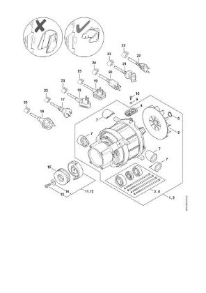 Imagen de Motor eláctrico, Cable de conexián RE 130 PLUS