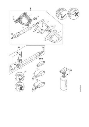 Imagen de Pistola, Tubo para pulverizar RE 130 PLUS