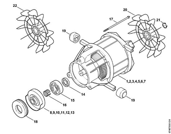 Limpiadora eléctrica de alta presión (RE) RE 142 PLUS Motor eléctrico de la marca Stihl
