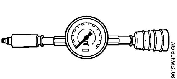 Limpiadora eléctrica de alta presión (RE) RE 143 PLUS Manómetro de comprobación de la marca Stihl