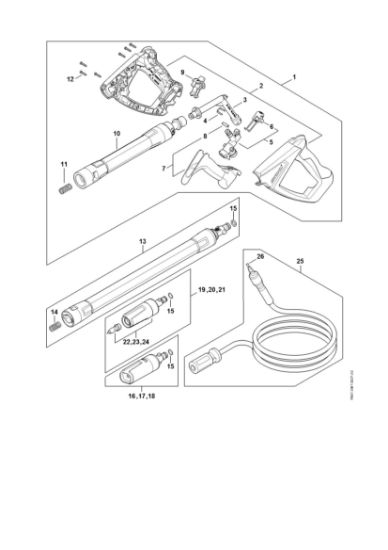 Imagen de Pistola, Tubo para pulverizar RE 150