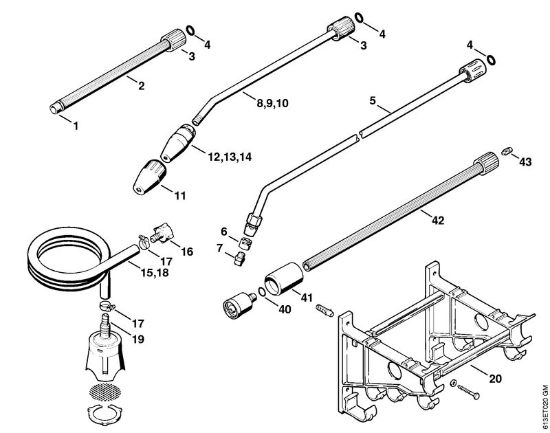 Limpiadora eléctrica de alta presión (RE) RE 240 K Herramientas, Accesorios extra de la marca Stihl