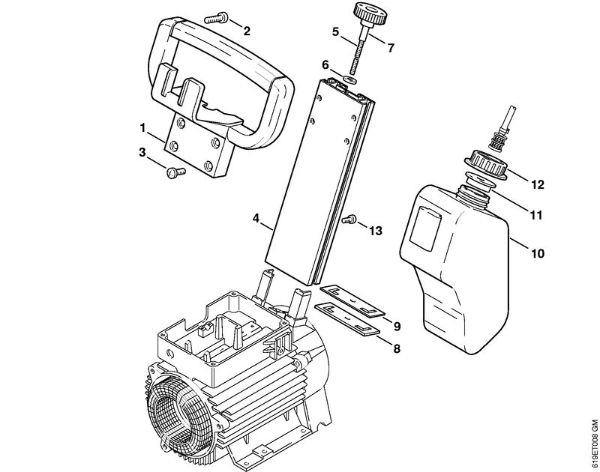 Limpiadora eléctrica de alta presión (RE) RE 440 K Manillar tubular, Recipiente de la marca Stihl