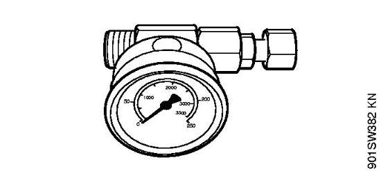 Limpiadora eléctrica de alta presión (RE) RE 462 Manómetro de la marca Stihl