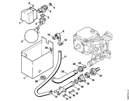 Limpiadora eléctrica de alta presión (RE) RE 600 W Depósito de agua de la marca Stihl