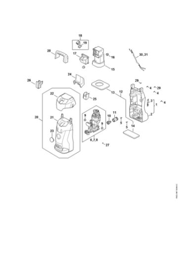Imagen de Carro, Conduccián de aire, Cubierta de proteccián, Caja del interruptor RE 80.0 X