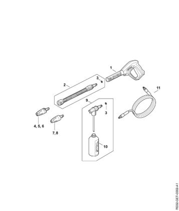 Imagen de Pistola, Tubo para pulverizar RE 80.0 X