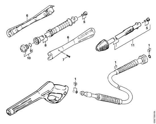 Limpiadora eléctrica de alta presión (RE) RE 820 KM Accesorí­es extra de la marca Stihl