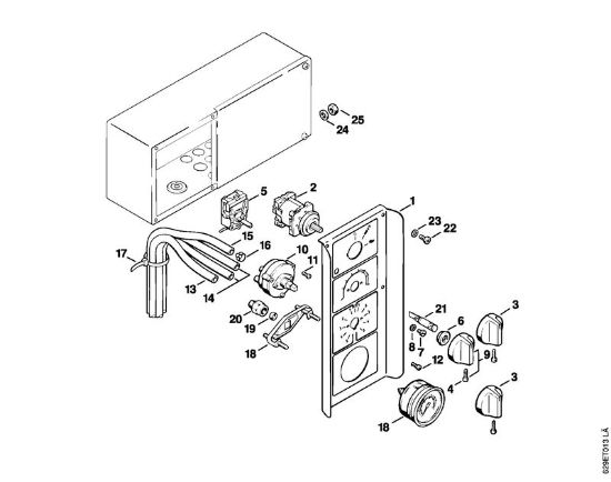 Limpiadora eléctrica de alta presión (RE) RE 830 W Tablero de instrumentos de la marca Stihl