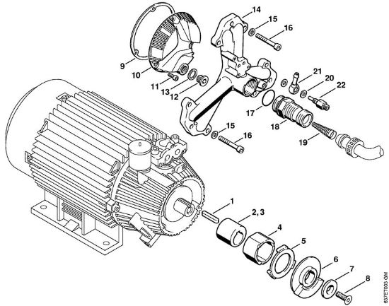 Limpiadora eléctrica de alta presión (RE) RE 840 W Bomba   X 22 947 954 (36.95) de la marca Stihl
