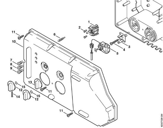 Limpiadora eléctrica de alta presión (RE) RE 880 W Tablero de instrumentos de la marca Stihl
