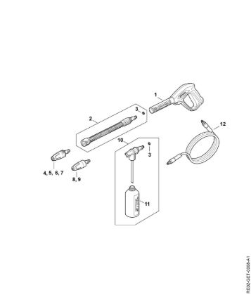 Imagen de Pistola, Tubo para pulverizar RE 90.0
