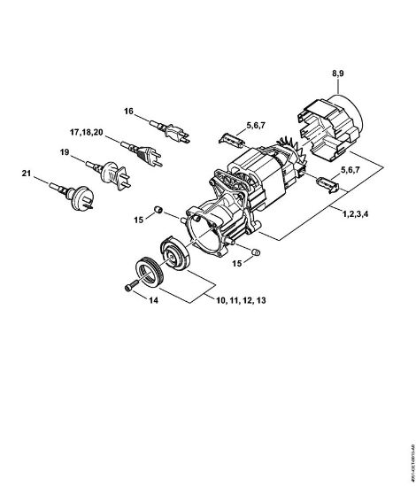 Limpiadora eléctrica de alta presión (RE) RE 95 Motor eléctrico, Cable de conexión de la marca Stihl