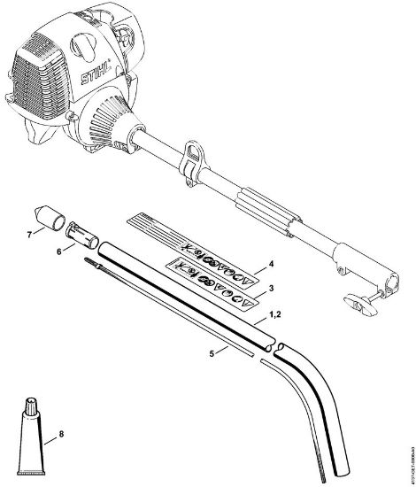 Herramientas combinadas (-KM) FSB-KM Vástago de la marca Stihl