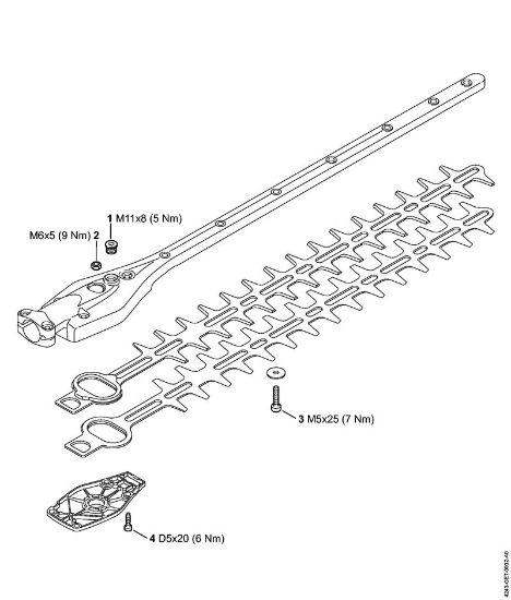 Herramientas combinadas (-KM) HL-KM 0Â° Pares de apriete de la marca Stihl