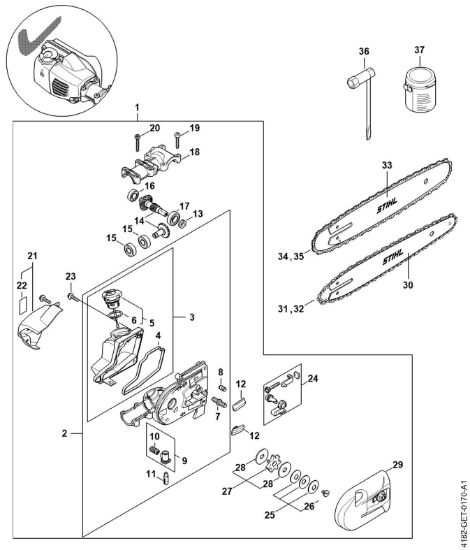 Imagen de Caja reductora 3/8'' 7d HT