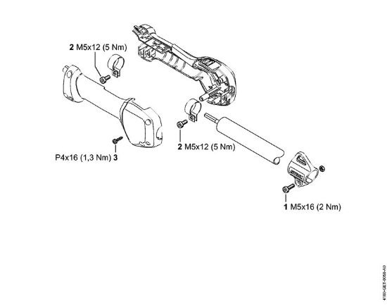 Motores universales (KM) KM 111 R Pares de apriete de la marca Stihl