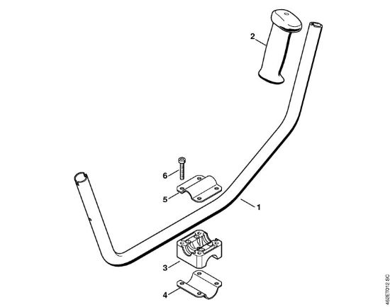 Motores universales (KM) KM 85 Empuóadura doble (15.2003) de la marca Stihl