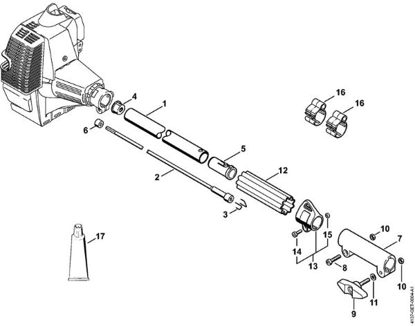 Motores universales (KM) KM 85 R Vástago de la marca Stihl