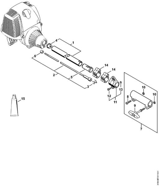 Motores universales (KM) KM 90 Vástago KM 90 de la marca Stihl