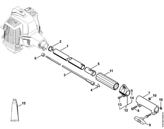 Motores universales (KM) KM 94 RC-E Vástago de la marca Stihl