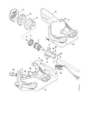 Imagen de Motor eláctrico, Cárter de motor KMA 130 R