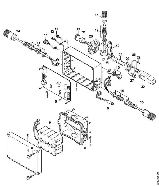 Máquinas especiales (PC, SP, MC) MC 200 Unidad de control de la marca Stihl