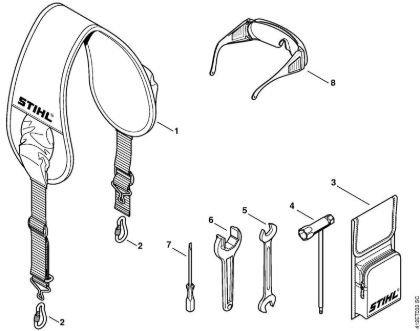Máquinas especiales (PC, SP, MC) SP 400 Herramientas, Accesorios extra de la marca Stihl