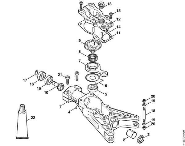 Máquinas especiales (PC, SP, MC) SP 81 Caja reductora de la marca Stihl
