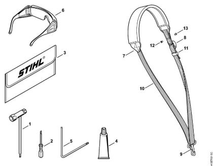 Máquinas especiales (PC, SP, MC) SP 90 T Herramientas, Accesorios extra de la marca Stihl