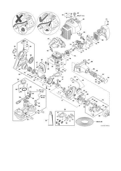 Imagen de Piezas motrices hasta el námero de máquina 514265117 SP 92 C-E