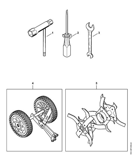 BC 230 BC 230 Herramientas, Accesorios extra de la marca Stihl