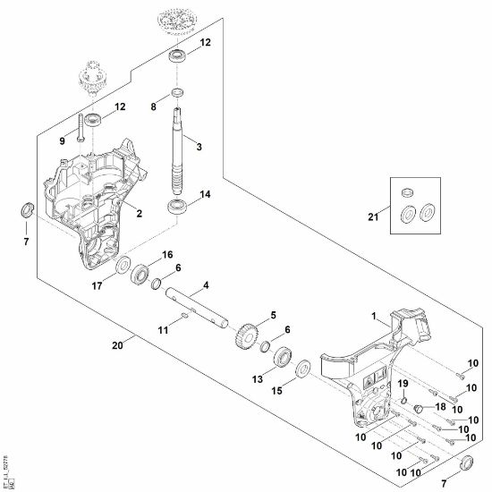 Imagen de E - Caja reductora MH 445.0 R