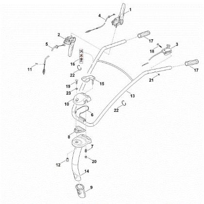 Imagen de A - Manillar MH 445.1 R