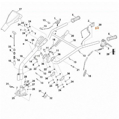 Imagen de A - Manillar MH 600.1