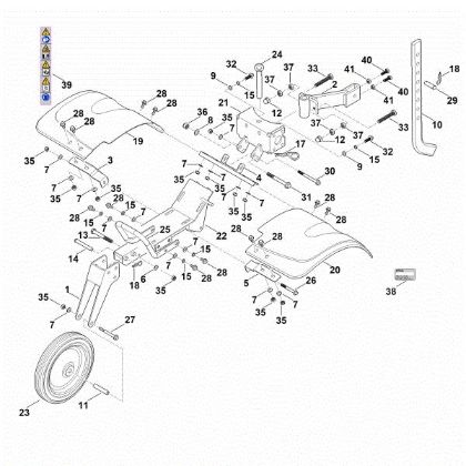 Imagen de C - Cubierta, Chasis MH 600.1
