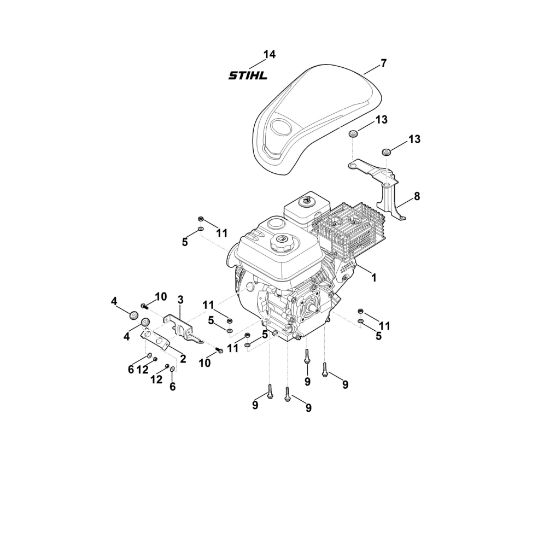 Imagen de B - Motor MH 610.0
