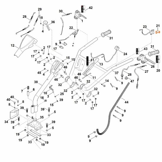 Imagen de A - Manillar MH 700.1