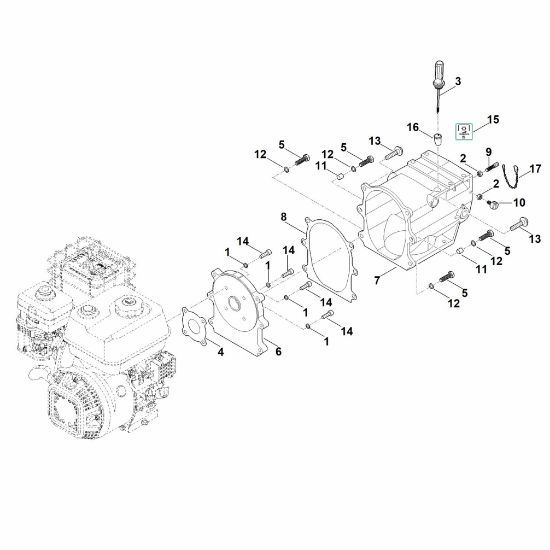 Imagen de D - Carcasa de la caja reductora MH 700.1