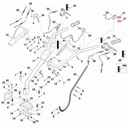 Imagen de A - Manillar MH 710.0