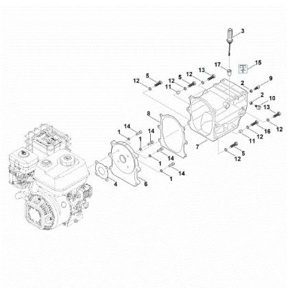 Imagen de D - Carcasa de la caja reductora MH 710.0